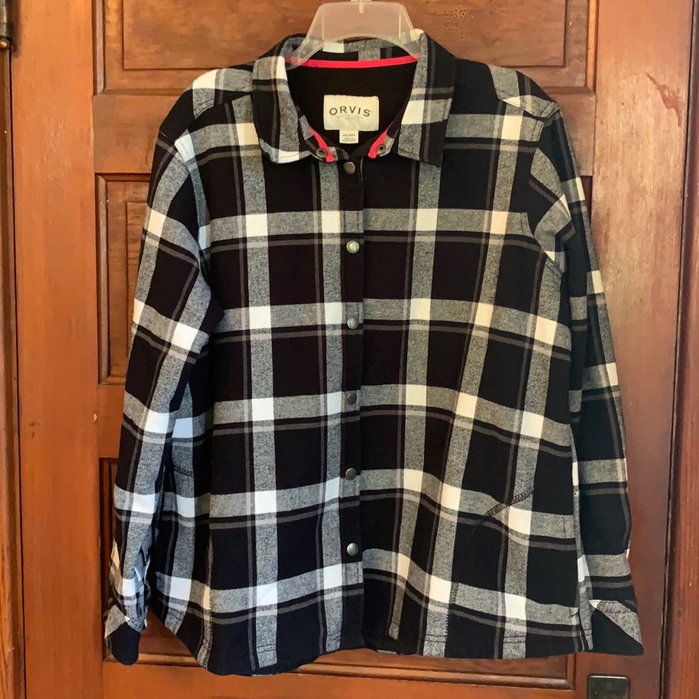 Orvis Fleece lined flannel size XXL